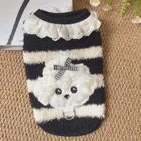 Pet Clothes Can Lead Dogs Teddy Bichon Small Dog Pomeranian Schnauzer Yorkshire Terrier Dog Autumn And Winter Clothing L black
