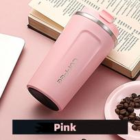 350 ml/500 ml nerūdijančio plieno kavos puodelis Kelioninis terminis puodelis Nesandarus termosas arbatos puodelis Kavos puodelis Vakuuminės kolbos izoliuoti puodeliai 380ml pink