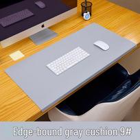 Extra Large Desk Mat with Edge Buckle - Office, Student, Elbow Protector, Mouse & Keyboard Pad 60x30 cm brown