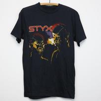 Vintage 1983 Styx Kilroy Was Here Shirt Short Sleeve Black Unisex S-4XL Unisex T-Shirt XL brown