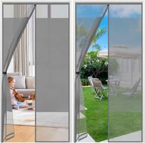 Sekey Magnetinis tinklelis nuo uodų durims 130 × 220 cm, pilkas