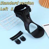 1Pcs Drop Foot Brace Orthosis Drop Foot Ankle Support With Comfortable Adjustable Buckle For Stroke Shoes Walking black
