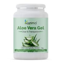 Kazima Pure Aloe Vera Gel For Skin And Hair, 1Kg | Hydrates, Moisturizes & Soothes Irritated Skin | Pure & Natural Aloe Vera Gel For Face, Acne, Sc