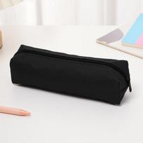 Didelės talpos pieštukinė pradinių ir mokyklos mokiniams, mielas raštinės reikmenų dėklas One Size juoda
