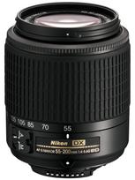 Nikon AF-S DX Zoom Nikkor ED 55-200mm f/4-5.6G, Black, Exclusively for Nikon DX Format
