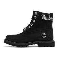 Timberland 6 Inch Premium Waterproof Boots 'Black Nubuck With Silver Logo' Women's A5TYUW 36 black