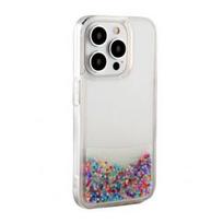 iLike    Apple    iPhone 15 Pro Silicone Case Water Glitter    Rainbow