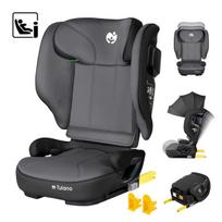 Sulankstoma autokėdutė Tulano Joy 55 Black-Grey i-Size – saugi kėdutė 100-150 cm su Isofix