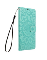 MEZZO knygos dėklas XIAOMI Redmi 15C (173,16 x 81,07 x 8,2) mandala žalias