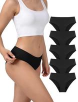 Menstruacinės kelnaitės moterims Tiichoo, juodos, 5 vnt, 46