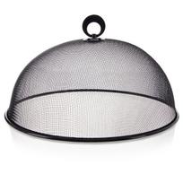 Metalinis maisto lempos gaubtas juodas tinklelis Orion 30 cm