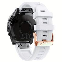 Išmanusis laikrodis 20 mm QuickFit Garmin laikrodžio dirželis,  Baltas