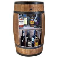 Statinės formos spintelė gėrimams Creative Cooper, 2_PSW_LED, 80x50 cm, venge spalva
