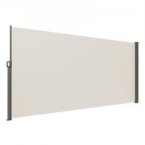 Ištraukiama šoninė markizė, 180x350 cm, smėlio spalvos, poliesteris, atspari vandeniui lauko privatumo uždanga
