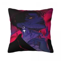 Huntrix K-pop Demon Hunters Printed Pillowcase Cushion Cover Pillow Covers Y2K Sofa Decoration Zipper Multiple Sizes 12x12Inch black