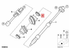 Bmw 5 E39 7 E38 X5 E53 Z8 E53 Plastikinis Žiedas Originalus 32316759546