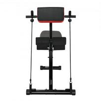Svorio suoliukas, reguliuojamas sulankstomas romėniškas suoliukas, 150 kg, juodas, anglinis plienas
