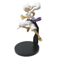 One Piece Monkey D Luffy Figure Gear 5 Sun God Nika Luffy Action Figurine PVC Model Collection Decoration Birth Date Playthings Gifts gray