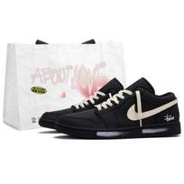 Jordan Air Jordan 1 Chaos Chessboard Low top Vintage Basketball Shoes Men's Beige Black 553558-093(Team645-) 40