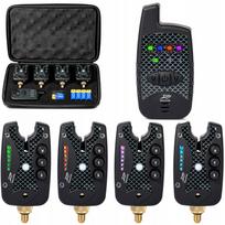 Žvejybiniai signalizatoriai su valdymo pultu Miracle Fish, 4+1 LED komplektas
