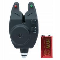 Karpių kibimo signalizatorius RELIABLE BASIC LED, su 9V baterija, gumuotas