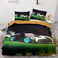 New Rocket League Bedding Set Bedspread Single Twin Full Queen King Size Car Rocket League Bed Set Aldult Bedroom Duvetcover Eu Single 135x200cm black