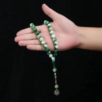 33 Karoliukų Maldos Apyrankė Unisex Tasbih Garbinimo Rožančius Rankų Darbo Maldaus Karoliukai Rankų Darbo Akrilinis Tasbih Rožančius Dekoratyvinis beige
