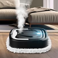 Dulkių siurblys-robotas 2 viename robotas dulkių siurblys su vandens baku, 1200 mAh, juodas, purškiklis, maža pakuotė