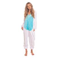 Moteriška Vientisa Pižama Kigurumi Kostiumas Zuikis Mėlynas 155-165 Cm M, M