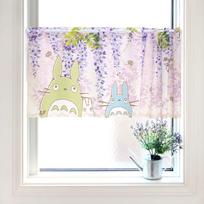 Noren Kobo My Neighbor Totoro Cafe Curtain 120cm Wide X 47cm Fujitotoro 11285 Tapestry, Long, Design, 100X70CM white