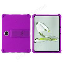 For One Plus OnePlus Pad 2 Pro (2024) Case 12.1  Tablet PC Soft Silicone Cover with Rear Kickstand Shockproof Protector Soft OnePlus Pad 2 12.1 violetinė