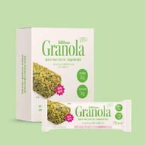 Balboa Mažai cukraus traški granola batonėlis #Matcha 20g 20g white