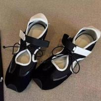 Fashion Women Loafers Sport Shoes Flats Sneakers Casual Sandals 2025 Summer New Fashion Running Shoes Retro Ballet Walking Mujer Zapatos 35 juoda