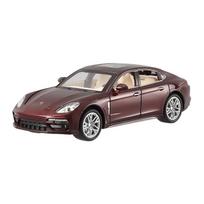 1/24 Porsche Panamera Coupe lydinio automobilio modelis Diecast transporto priemonė Metalinis žaislinis automobilio modelis Simuliacija Kolekcija Garsas Šviesa Žaislas Dovana juoda