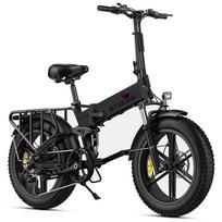 Engwe ENGINE X Elektrinis dviratis 20  250W Variklis Miesto E-dviratis Didžiausias Greitis 25Km/h 48V 13AH Pilnai Amortizuojamas Sulankstomas E-dviratis Juodas juoda
