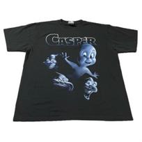 VTG Casper The Friendly Ghost Movie Promo 90s Cartoon Friends XL T-Shirt Mens Womens Tees Top REPRINT XL gray