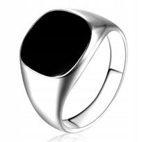 Signet Ring For Engraving 316L Steel Silver Eu22 Us10