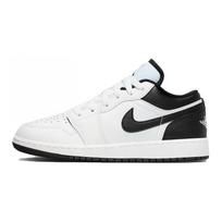 Jordan 1 Low White Black GS 553560-132 37.5 white