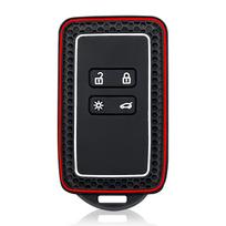 Silikoninis raktų dėklas Dangtelis Renault Austral Captur Arkana Koleos Zoe Scenic Dacia Sandero Duster Logan Jogger Kadjar Clio Megane black