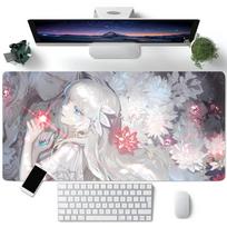 ENDER LILIES Quietus Of The Knights Game Mousepad Large Keyboard Desk Mat Gaming Mouse Pad LockEdge Non-slip Mat LE600x300x2mm