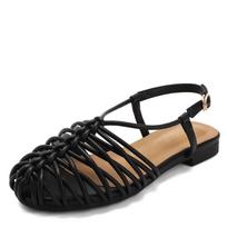 Baotou Flip-flops Women's Shoes, Flat Bottom, Retro Style, Versatile and Suitable for Beach Wear 41 kava