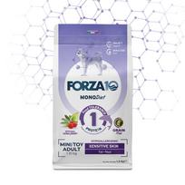 FORZA10 Monodiet Mini/Toy Adult Sensitive Skin begrūdis sausas maistas šunims su žuvimi