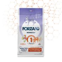 FORZA10 Monodiet Mini/Toy Adult sausas maistas šunims su arkliena ir žirniais