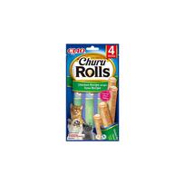 Churu Rolls skanėstas katėms su vištiena ir tunu, lazdelės, 40 g (4 vnt.)