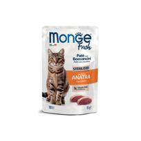 Monge Fresh Cat Sterilised Duck konservuotas pašaras sterilizuotoms katėms su antiena, 85 g x 12vnt.