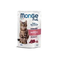 Monge Fresh Cat Sterilised Beef konservuotas pašaras sterilizuotoms katėms su jautiena, 85 g x 12vnt.