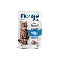 Monge Fresh Cat Sterilised Herring konservuotas pašaras sterilizuotoms katėms su silke, 85 g x 12vnt.