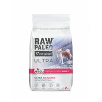 VetExpert Raw Paleo Ultra Medium - Large Adult sausas maistas vidutinių ir didelių veislių šunims su kiauliena