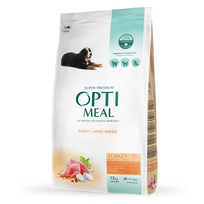 Optimeal Puppy Large Breed su kalakutiena sausas maistas didelių veislių šuniukams