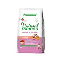 Natural Trainer Cat Kitten su lašiša sausas maistas kačiukams